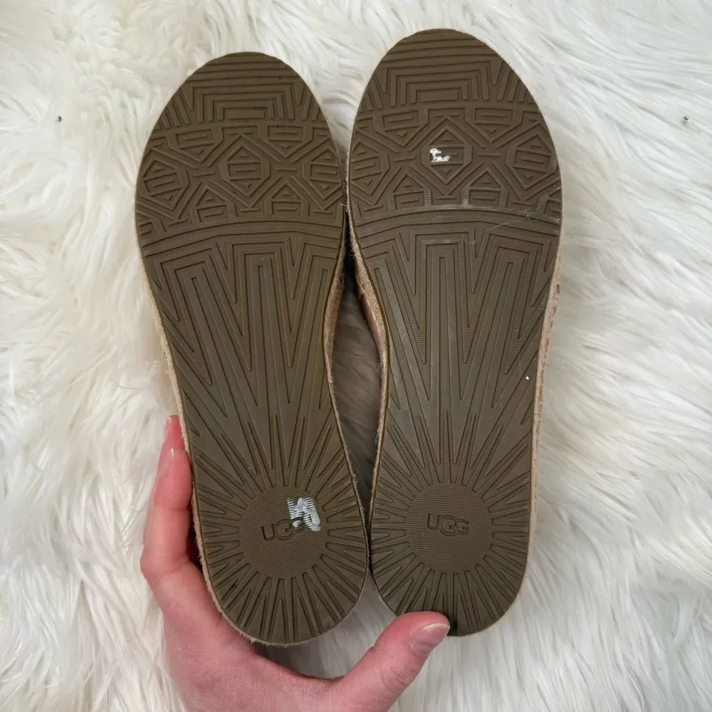 [Ugg] Suede Espadrilles‎ in Pink - Size 8.5